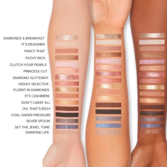 Too Faced Pretty Rich Eyeshadow Palette - Pink, Gold, Brown, Blue